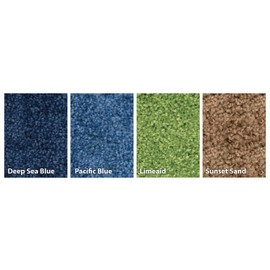 Carpets for Kids 8146.333 KIDplush Solids - Limeade 4ft x 6ft Rectangle