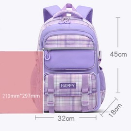 HANXIUCAO School Backpack Girls Large Capacity School Backpack Girls Teenagers Waterproof with Laptop Compartment Backpack Girls for Primary Junior High University