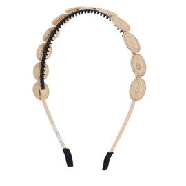 Shiny Queen Elizabeth Coin Headband For Girls and Women-Gold