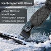 TAEAFER Ice Scraper with Glove - Waterproof Ice Scrapers Snow