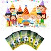 SEFFY Soccer Theme Birthday Invitations with Envelopes and Stickers, Birthday