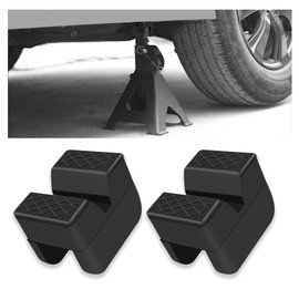 3 Ton Car Jack Stand Pads,Slotted Rubber Pinch Weld Jack Adapter for Protecting Car Chassis,Universal Car Accessories Car Jack Pad for Most Car,Truck,SUV,RV,Van (2PCS)