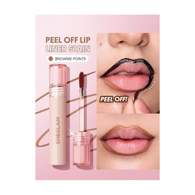 SHEGLAM Fall In Line Peel Off Lip Liner Stain Long