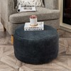 Pouf Ottoman Unstuffed,Pouf Ottoman Foot Rest(No Filler),Soft Foot Stool, 20"x20"x12"