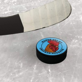 GRAPHICS & MORE Hands Off My Chicken Nuggets Funny Humor Ice Hockey Puck