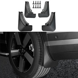 KEAIDAP Mud Flaps for Hyundai Santa fe 2024 2025 - No Drilling Required Splash Guards Front & Rear Fender Flaps for Santa fe 2024 2025 Exterior Accessories (4PCS)