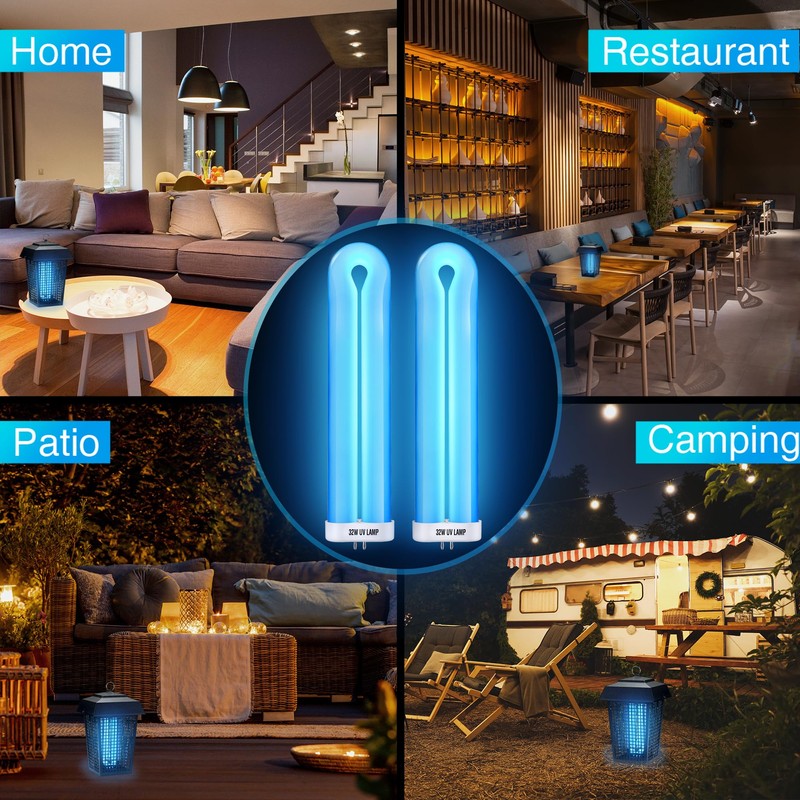 Kittmip BF190 Replacement Bulb Compatible with Flowtron BK-40D Bug Zapper,