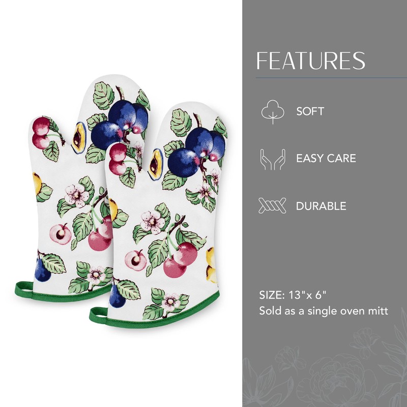 Villeroy & Boch French Garden Oven Mitt, Single Oven Mitt,