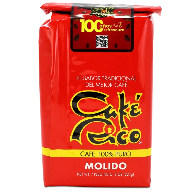 Cafe Rico Ground Regular Puerto Rican Coffee, 8 Ounce Bag