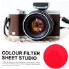 LABRIMP 10pcs Sunset Atmosphere Light Film Cellophane Correction Sheets for
