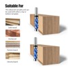 HOZLY Flush Trim Router Bit 1/2" Shank, Double Bearings Flush
