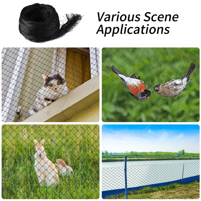 AnExer Cat Net for Balcony, 8 x 3 m, Balcony
