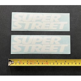 Unbranded 2 SUPER STREET decals stickers racing drift drags wrx hotrods jdm sti magazine