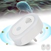 2PCS Ultrasonic Pest Repeller Intelligent Frequency Conversion Safe Harmless Insect