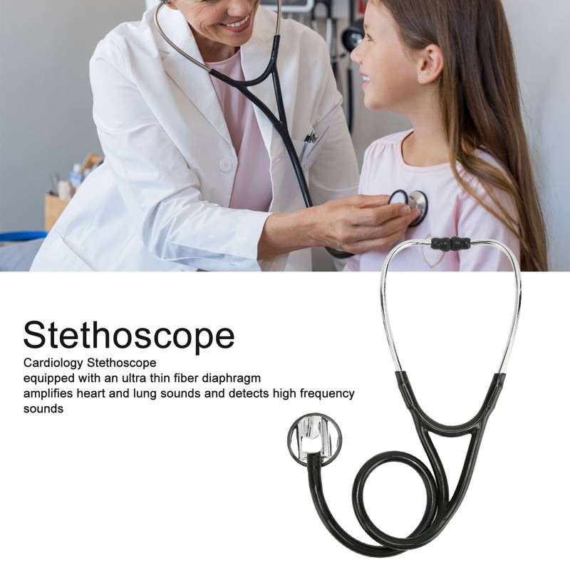 Cardiology Stethoscope Professional Single Head Medical Stethoscope for Nurses and