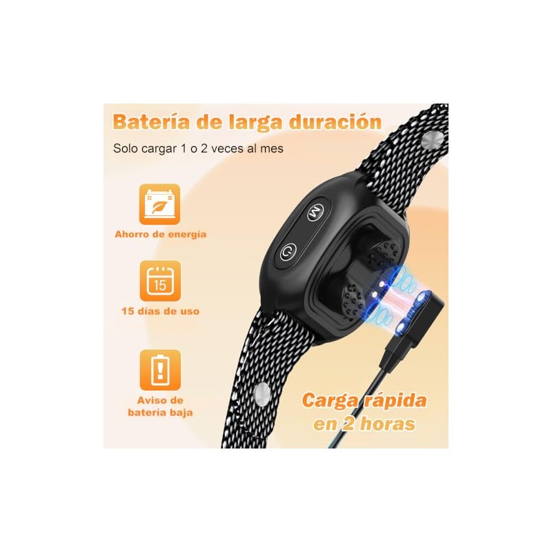 FEISEDY Collar de Castigo para Perro - Collar Antiladridos Automático