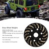 Brass Wheel Weights Brass 6 Hole Wheel Hex Hub Adapter