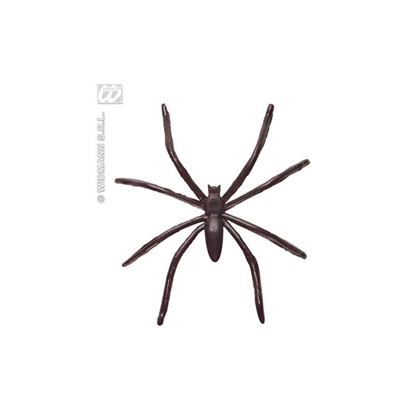 WIDMANN Idena 5382 50 Mini Spiders, Black Plastic, 15.8 x
