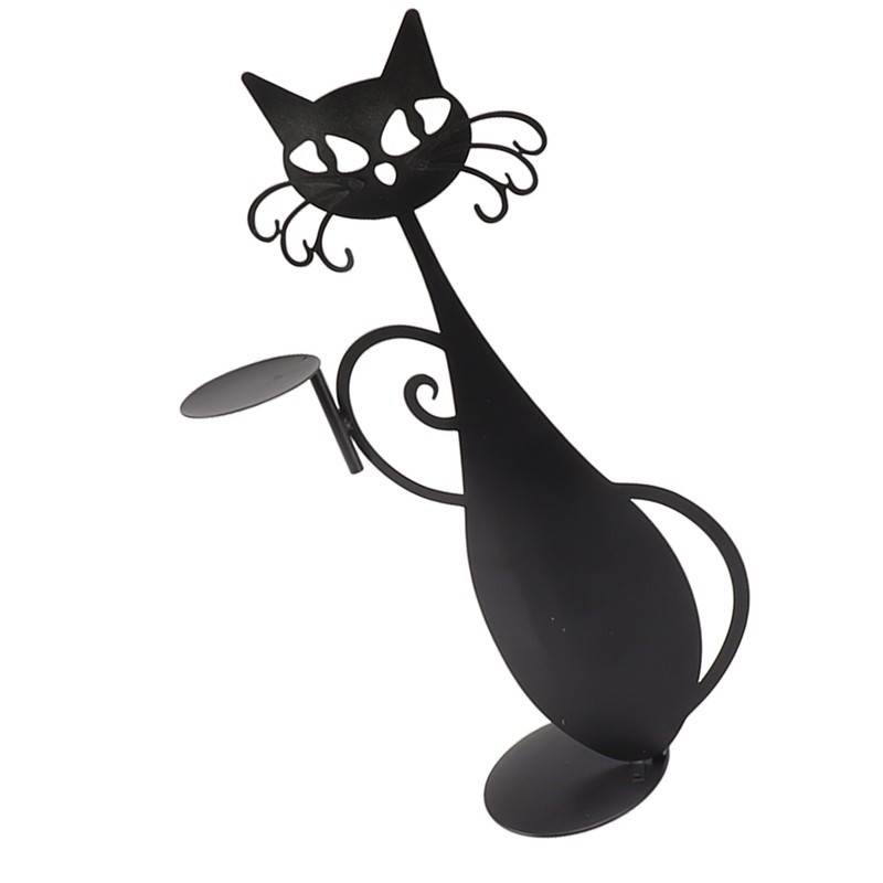 Home Decor Candlestick Durable Cat Candle Holder Decorative Candlestick Holder