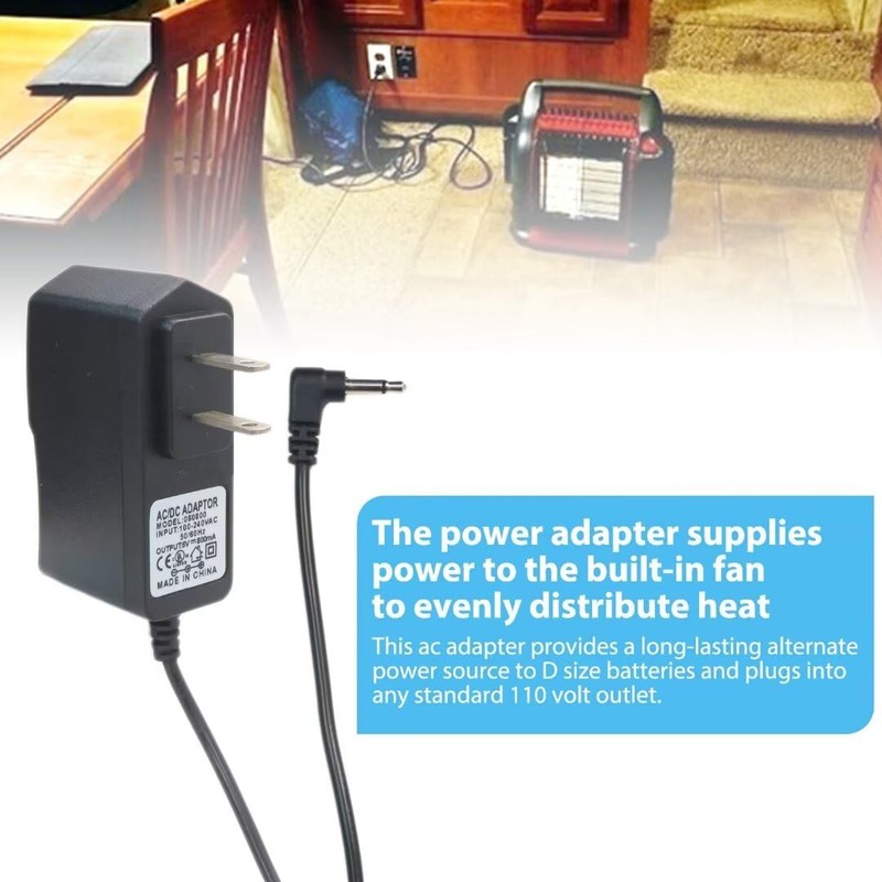 Upgrade Version AC DC Power Adapter for Universal Mr. Heater