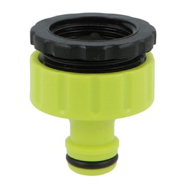 Amig Tap Connector Adapter and Reducer with Hose | 3/4 Inch and 1 Inch | Quick and Easy Connection for Water Hoses | ABS Plastic | Pistachio Green