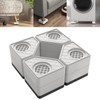 DEWEL Anti Vibration Pads for Washing Machine, 4 Pcs Washer