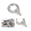 12 Pieces 304 Stainless Steel Eye Nut Female Thread Ring