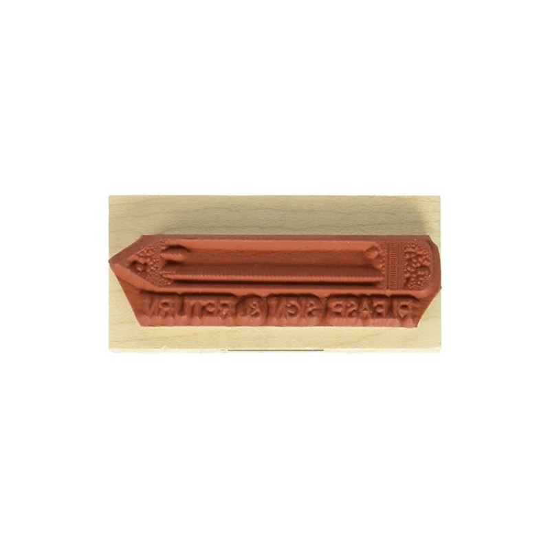 Hero Arts Mounted Rubber Stamp 1 x 2.5-inch Please Sign