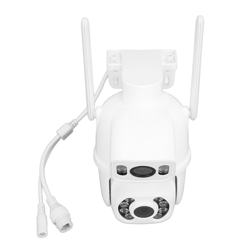 Dual Lens Security Camera Two Night Vision 3MP IP66 2304x2592