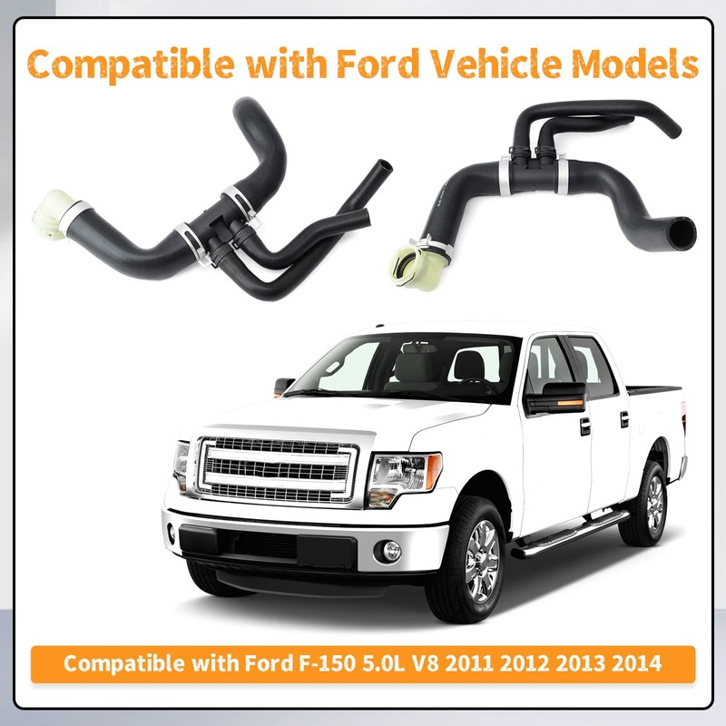 Erchon BL3Z8286C Lower Radiator Hose Compatible with Ford F150 5.0L
