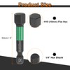 HARFINGTON H10 Flat Hex Head Screwdriver Bit 10mm Metric Tip