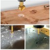 KEWAYO 6pcs Countersink Chamfering Cutter Countersink Drill Bit 3 Blade