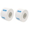 2 Rolls of Disposable Waterproof Hairdressing Salon Rolls - White