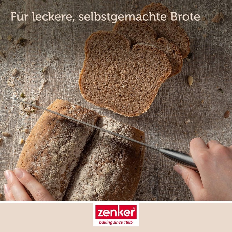 Zenker Your Bread Baking Mould – Enamel, Chestnut Brown, 2000