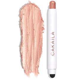 Mysense Creamy Eyeshadow Stick,Shimmer Eyeshadow Pencil Crayon,2 in 1 Eyeshadow Eye Brightener Stick,Highlighting Stick,Soft & Smooth Easy To Color Waterproof,01 Champagne Shimmer