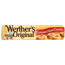 Werther's Original Hard Caramel Candy, 1.8 Oz Rolls (Pack of 12)