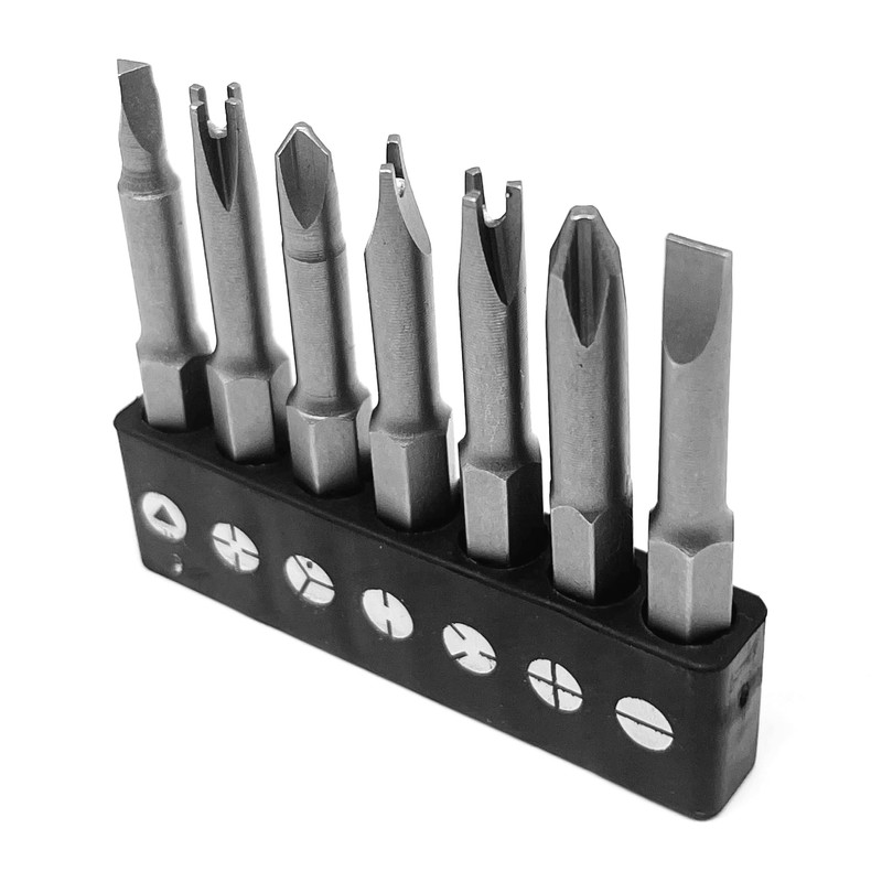 OHIY Special Shape Screwdriver Insert Bit Set Phillips Slotted U-Shape
