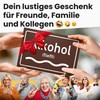 DankeDir! River Alcohol Flows Sign with Saying - Funny Gift