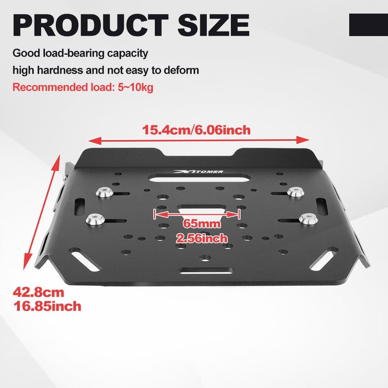 Xitomer Motorcycle Rear Luggage Rack Carrier Compatible with Navi 110