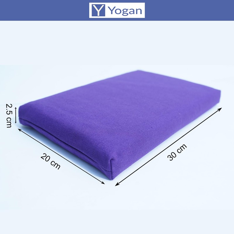 Yogan Head Cushion/Headpad (1") for Yoga/Pilates | Organic Cotton Outer