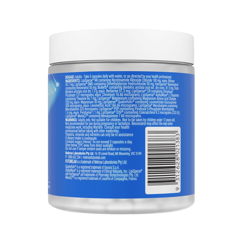 Melrose Futurelab Time Capsule Daily Longevity Complex 90 Veg Caps