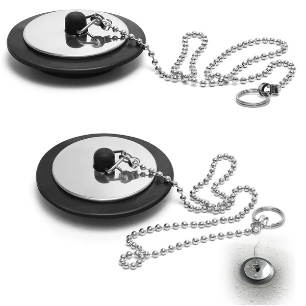 Universal Bath Plug and Chain – Bathroom & Kitchen Sink