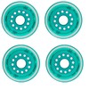Labeda Inline Roller Hockey Skate Wheels Union Teal 80mm Set