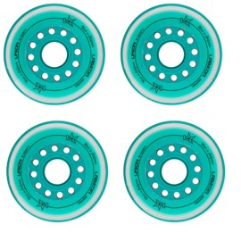 Labeda Inline Roller Hockey Skate Wheels Union Teal 80mm Set of 4