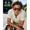 KALIYADI Mens-Sunglasses Polarized Sunglasses-Men Women: Classic Sun glasses with UV400