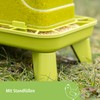 Kerbl Hobbyfarming Automatic Feeder with Feet, Includes Feet, Removable Lid,