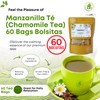 Manzanilla Té (Chamomile Tea) – 60 Tea Bags – 100%