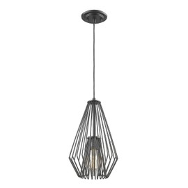 Z-Lite 442MP-MB 1 Light Mini Pendant, Matte Black