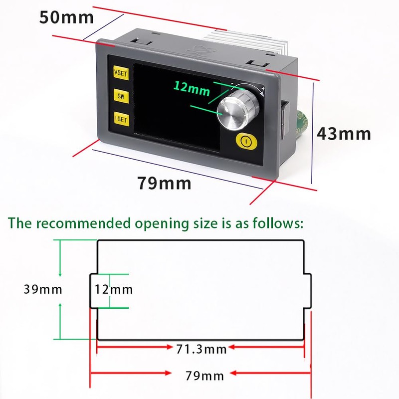 XY-SK60 Boost Buck Converter,CVCC Adjustable Automatic Boost Power Supply Module