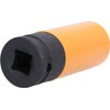 KS Tools 515.1077 Torque Impact Socket, Deep, 1/2-Inch, 22mm